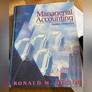 Managerial Accounting Third Edition Book